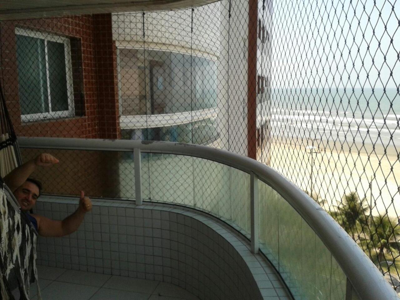 Frente Mar Piscina Churrasqueira Wifi Garagem Portaria 24Hs Apartament Solemar Zewnętrze zdjęcie
